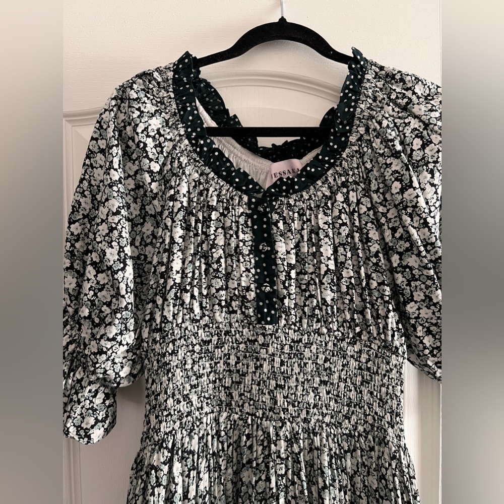 JessaKae Tea Garden Dress in Dark Green M